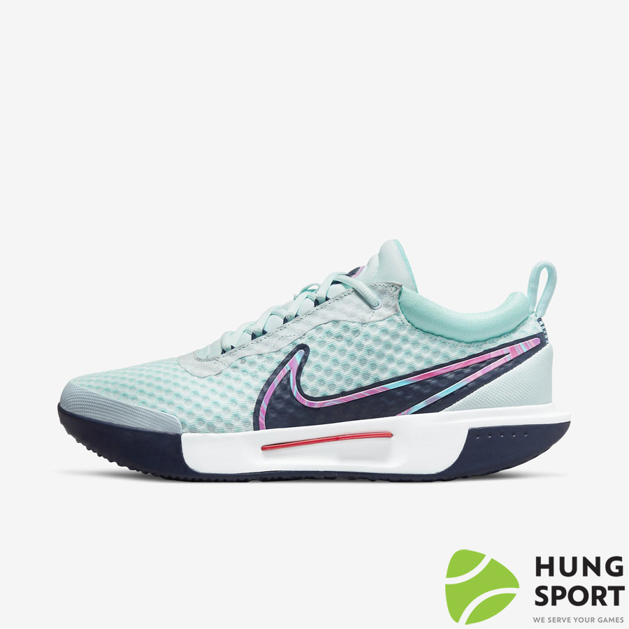 Giày Tennis Nike Court Zoom Pro HC Xanh/Đen/Trắng