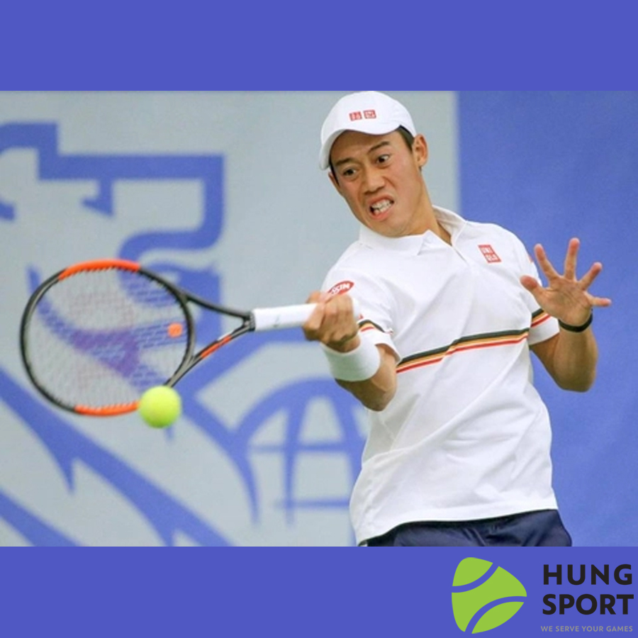 Bộ quần áo Tennis SF UNIQLO Polo Trắng/ xanh tím than