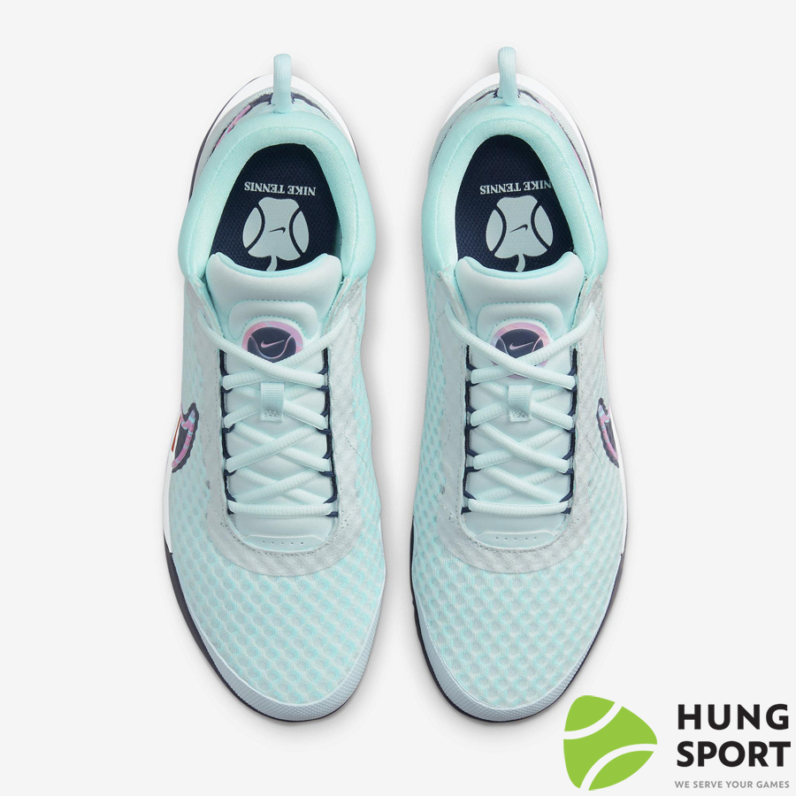 Giày Tennis Nike Court Zoom Pro HC Xanh/Đen/Trắng