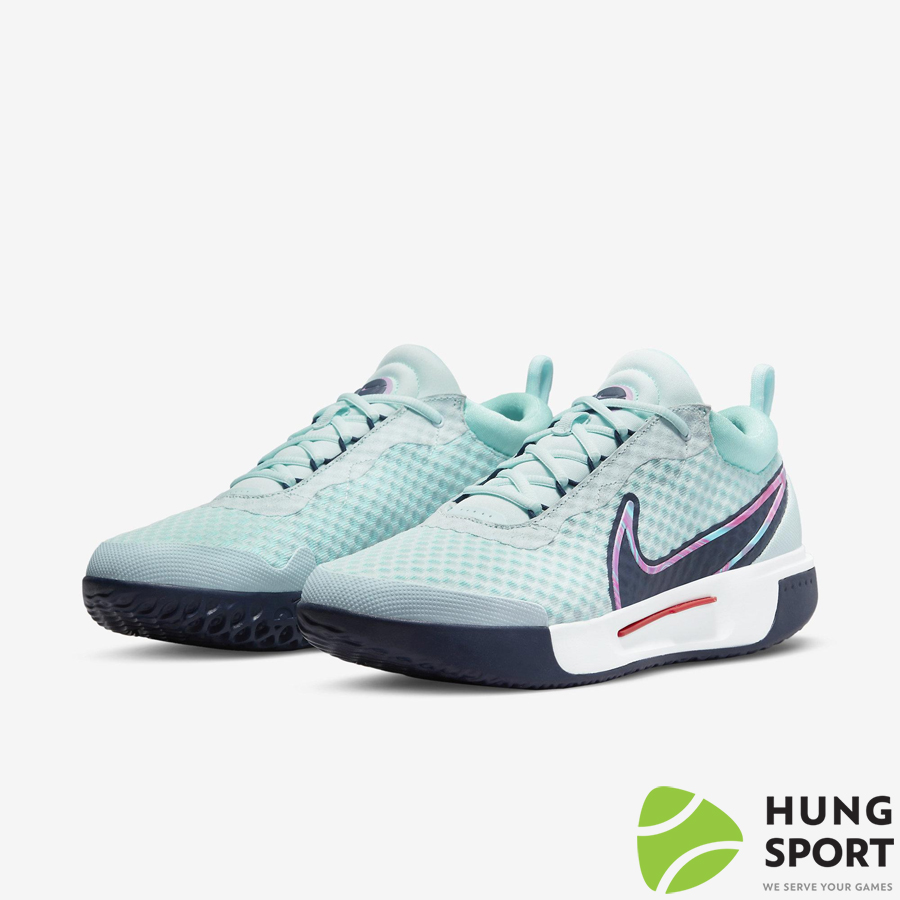 Giày Tennis Nike Court Zoom Pro HC Xanh/Đen/Trắng