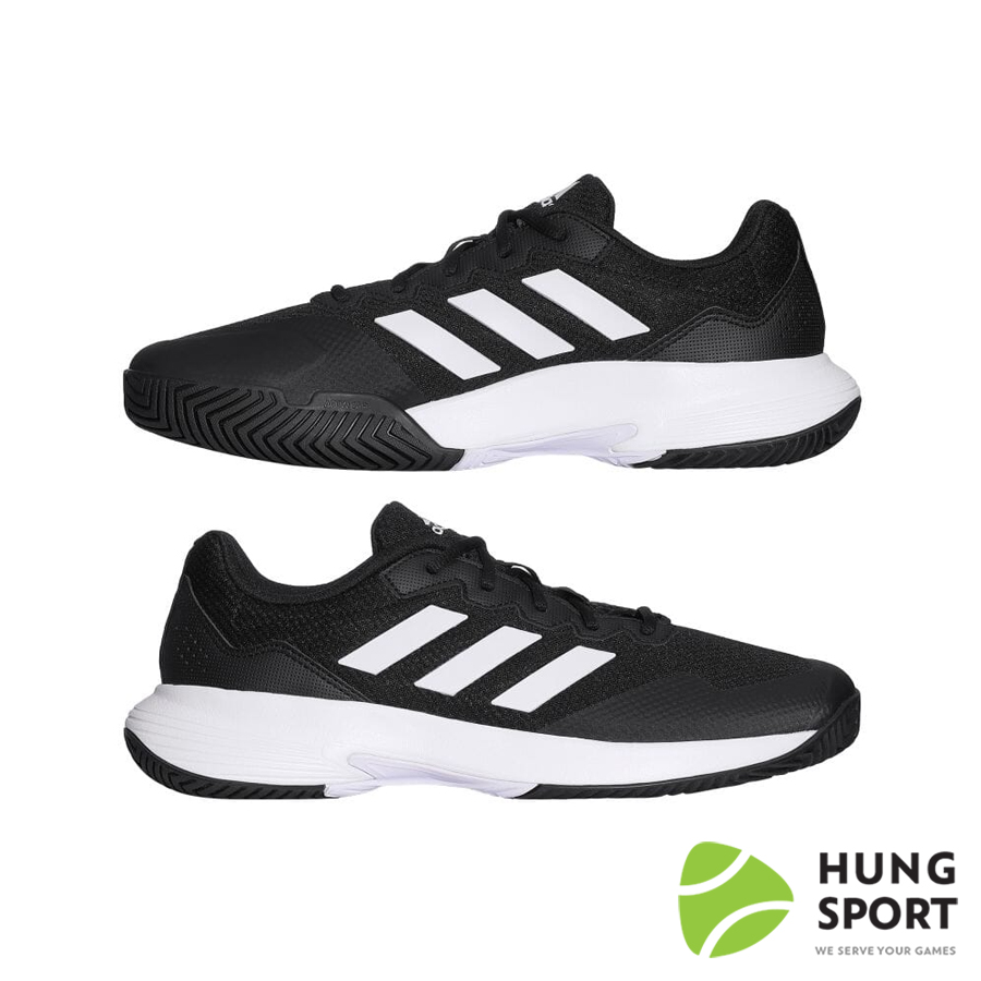 Giày Tennis Adidas Game Court 2.0 Đen/Trắng