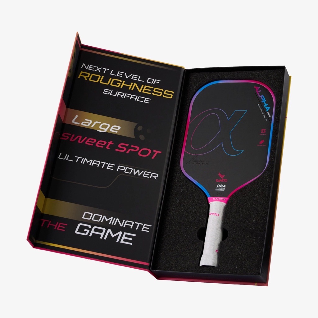 Vợt Pickleball Kamito Alpha 16mm Lý Hoàng Nam