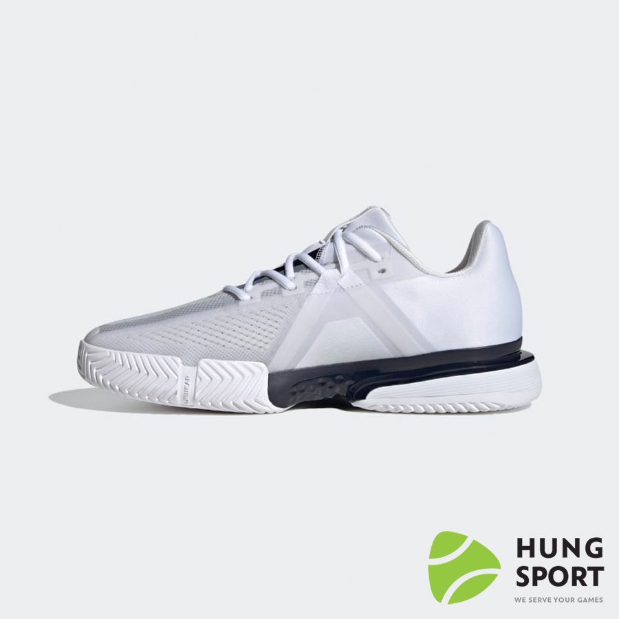 Giày Tennis Adidas Solematch Bounce M Trắng/Đen