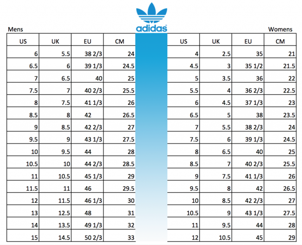 Quy đổi Size Giày Adidas Adidas Size 43 Quy đổi Adidas Us Size To