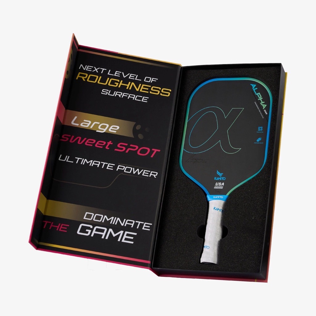 Vợt Pickleball Kamito Alpha 16mm Lý Hoàng Nam