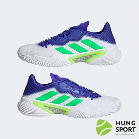 Giày Tennis Adidas Barricade Trắng/Xanh/Vàng