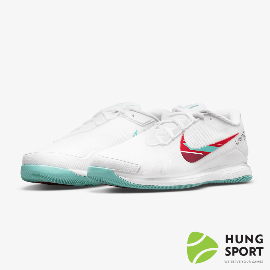 Giày Tennis Nike Zoom Vapor Pro HC Trắng/Đỏ/Trắng