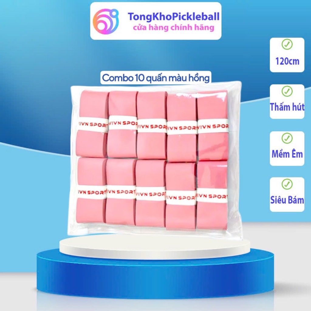Quấn cán vợt Tennis/Cầu Lông/PickLeball VivnSport Chính Hãng