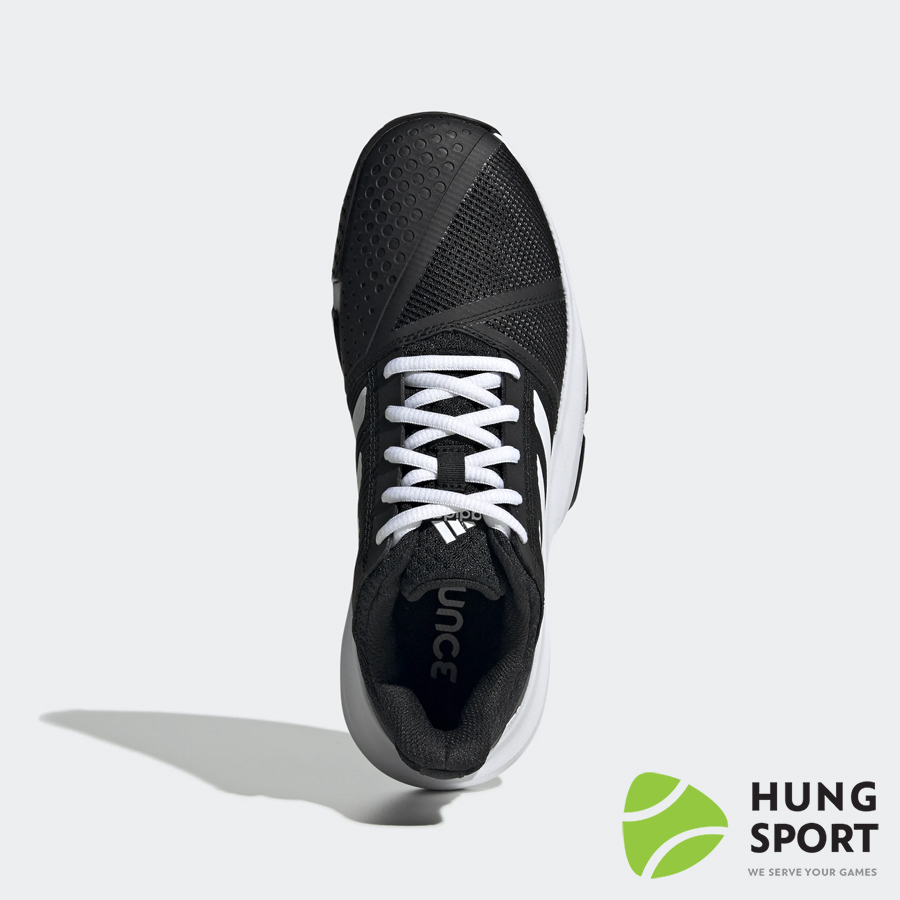 Giày Tennis Adidas CourtJam Bounce Đen/Trắng