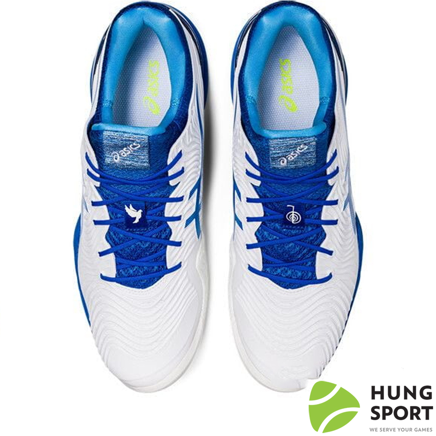 Giày Tennis Asics Court FF 2 Novak Trắng / Xanh