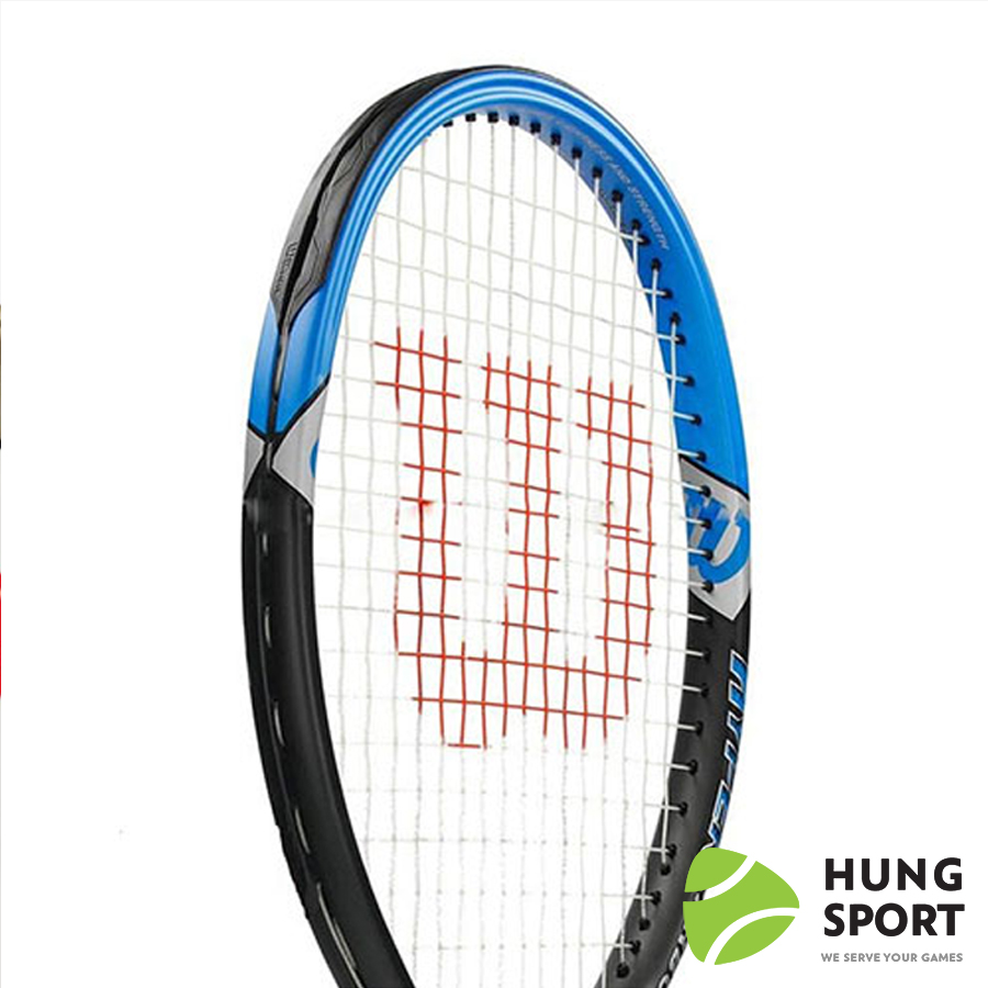 Wilson KOMFORT HYPER HAMMER - Raquette de tennis - schwarz blau silber/noir Wilson KOMFORT HYPER HAMMER - Raquette de tennis - schwarz blau silber/noir