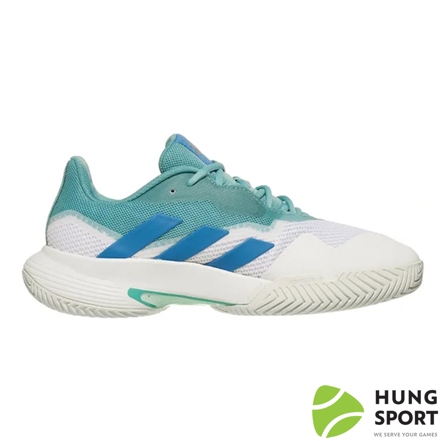 Giày Tennis Adidas CourtJam Control M MC ( Trắng / Xanh )