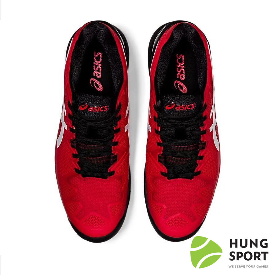 Giày Tennis Asics Gel Resolution 8 Đỏ/Trắng/Đen