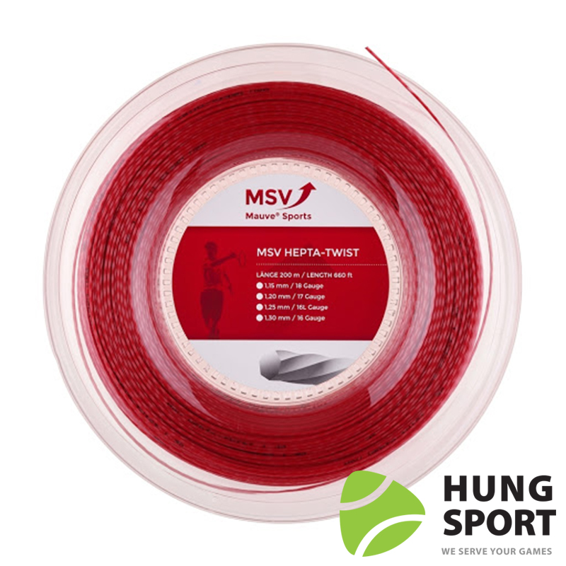 Cước tennis MSV Hepta Twist (MSV Xoắn)