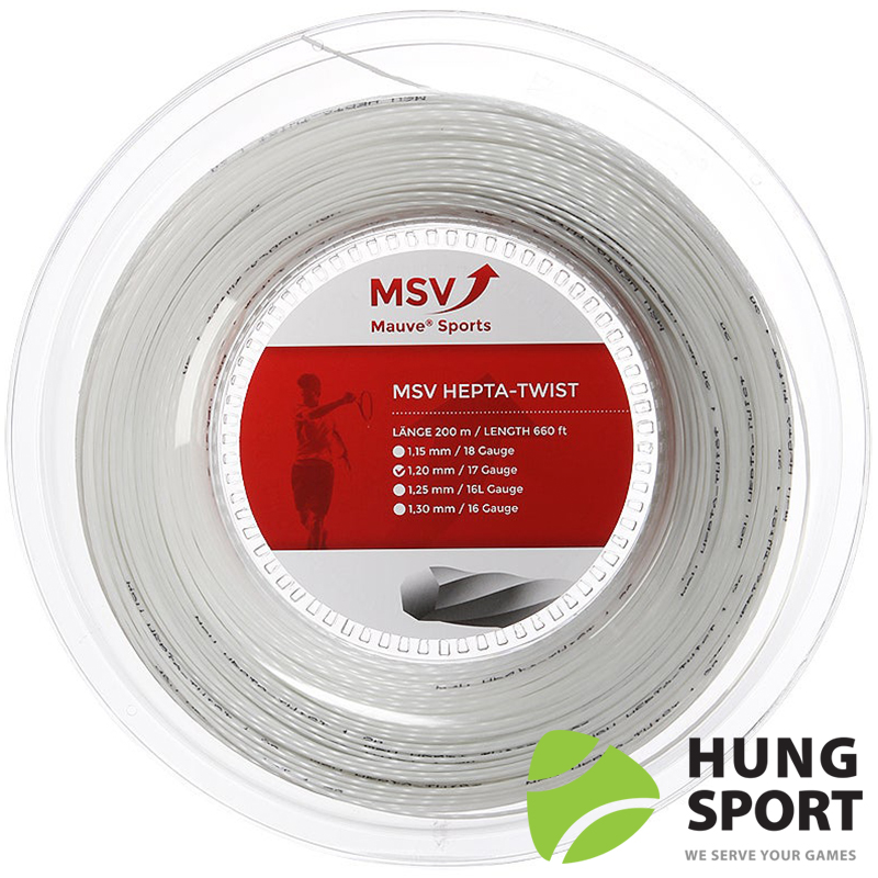 Cước tennis MSV Hepta Twist (MSV Xoắn)