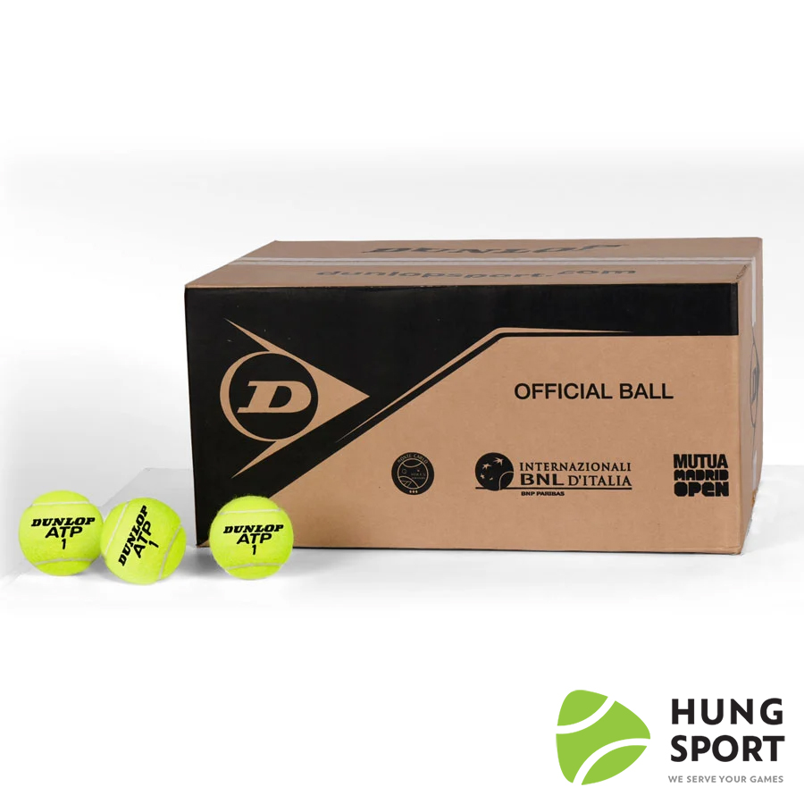 Bóng Tennis Dunlop ATP Hộp 3 Quả