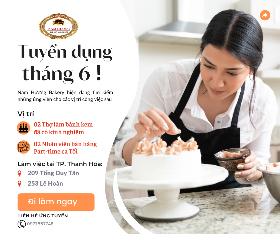 TUYỂN DỤNG THÁNG 6/2023
