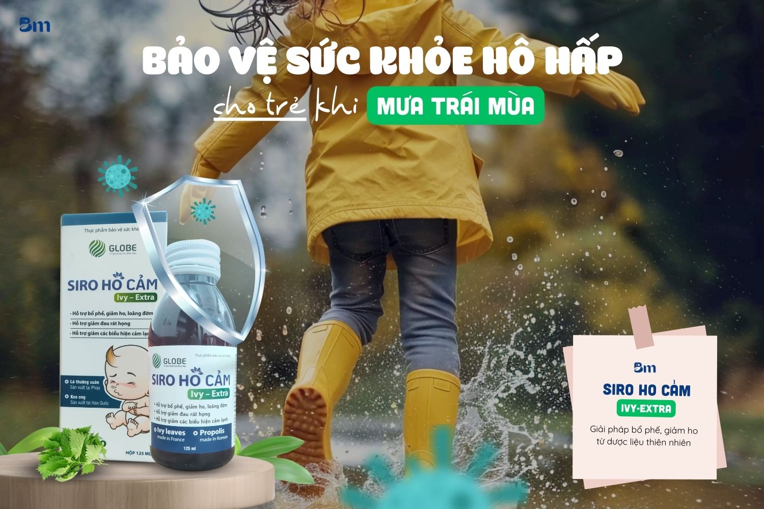 Phòng bệnh mưa trái mùa cho trẻ như thế nào hiệu quả?