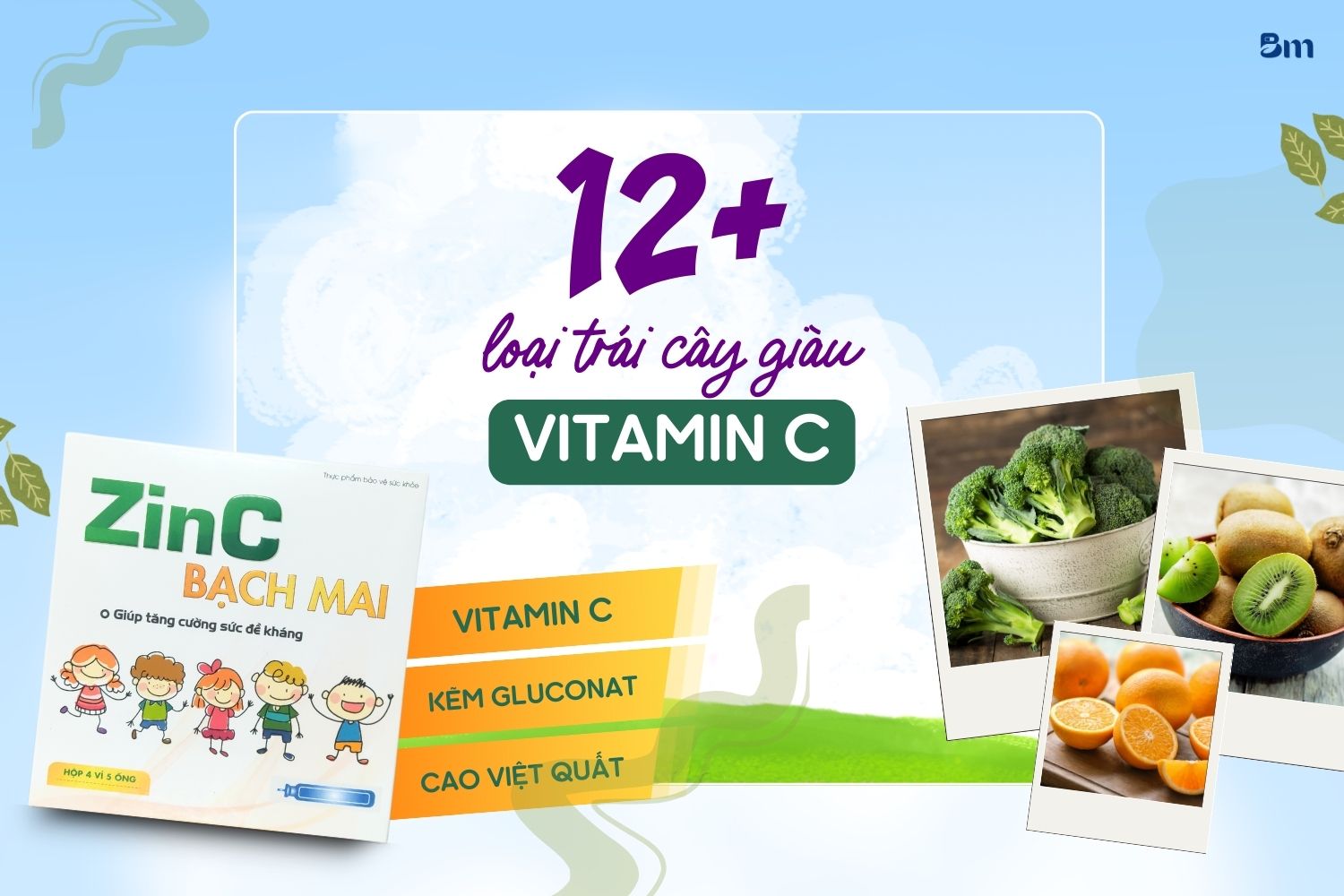 Gọi tên 10+ loại trái cây nhiều Vitamin C dễ tìm, thơm ngon