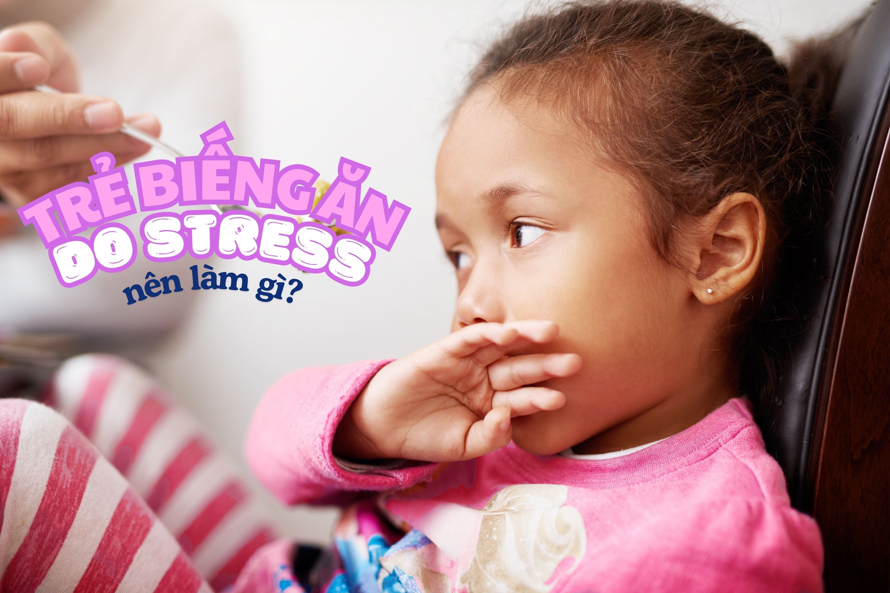 Nỗi băn khoăn của mẹ: Trẻ biếng ăn do stress nên ăn gì?