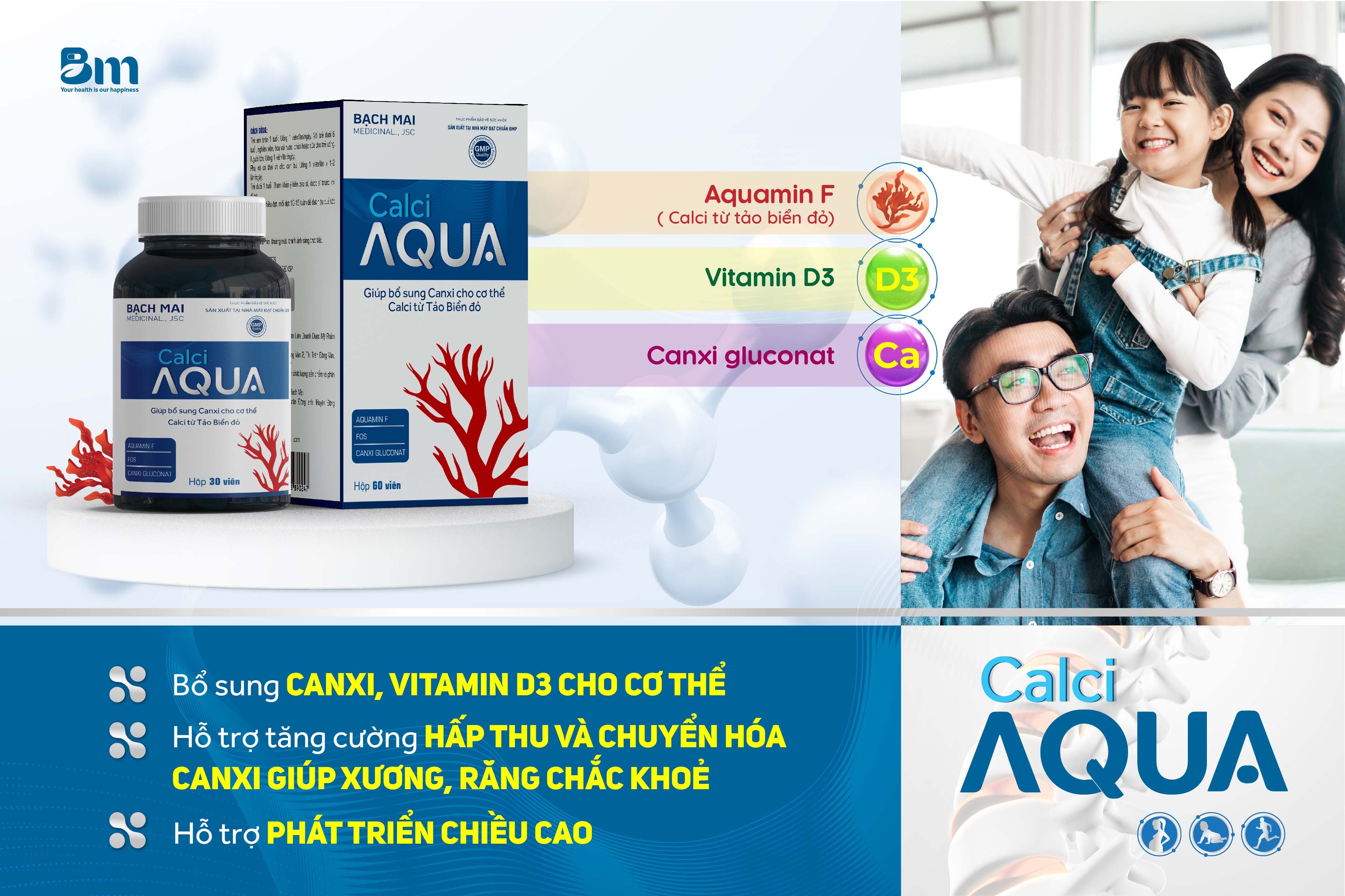 Canxi aqua - Canxi hữu cơ từ tảo biển