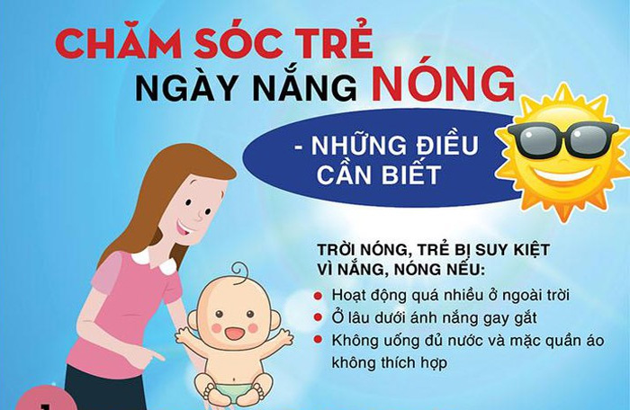 HƯỚNG DẪN CHĂM SÓC TRẺ MÙA HÈ