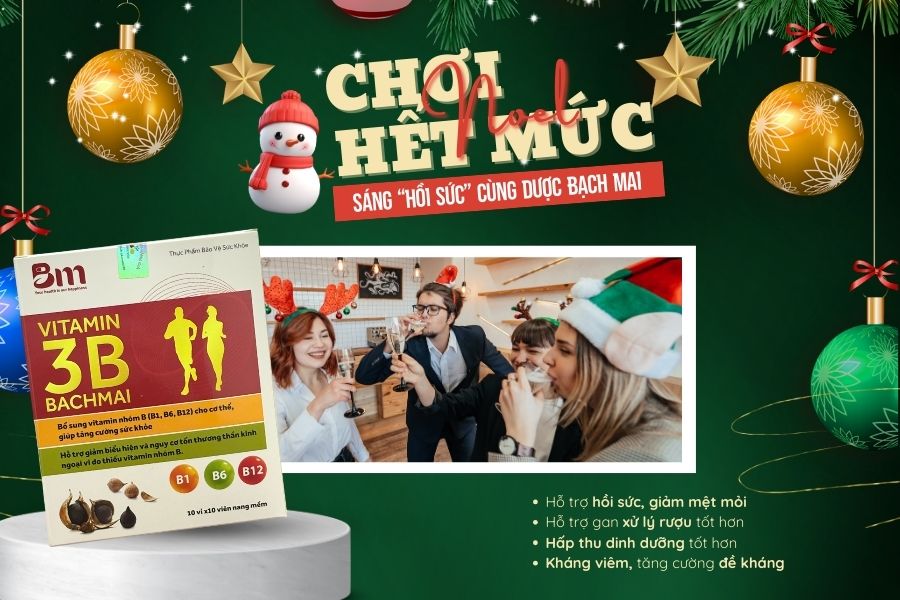 Bổ sung vitamin nhóm B - Bí quyết giúp giảm mệt mỏi sau khi uống rượu