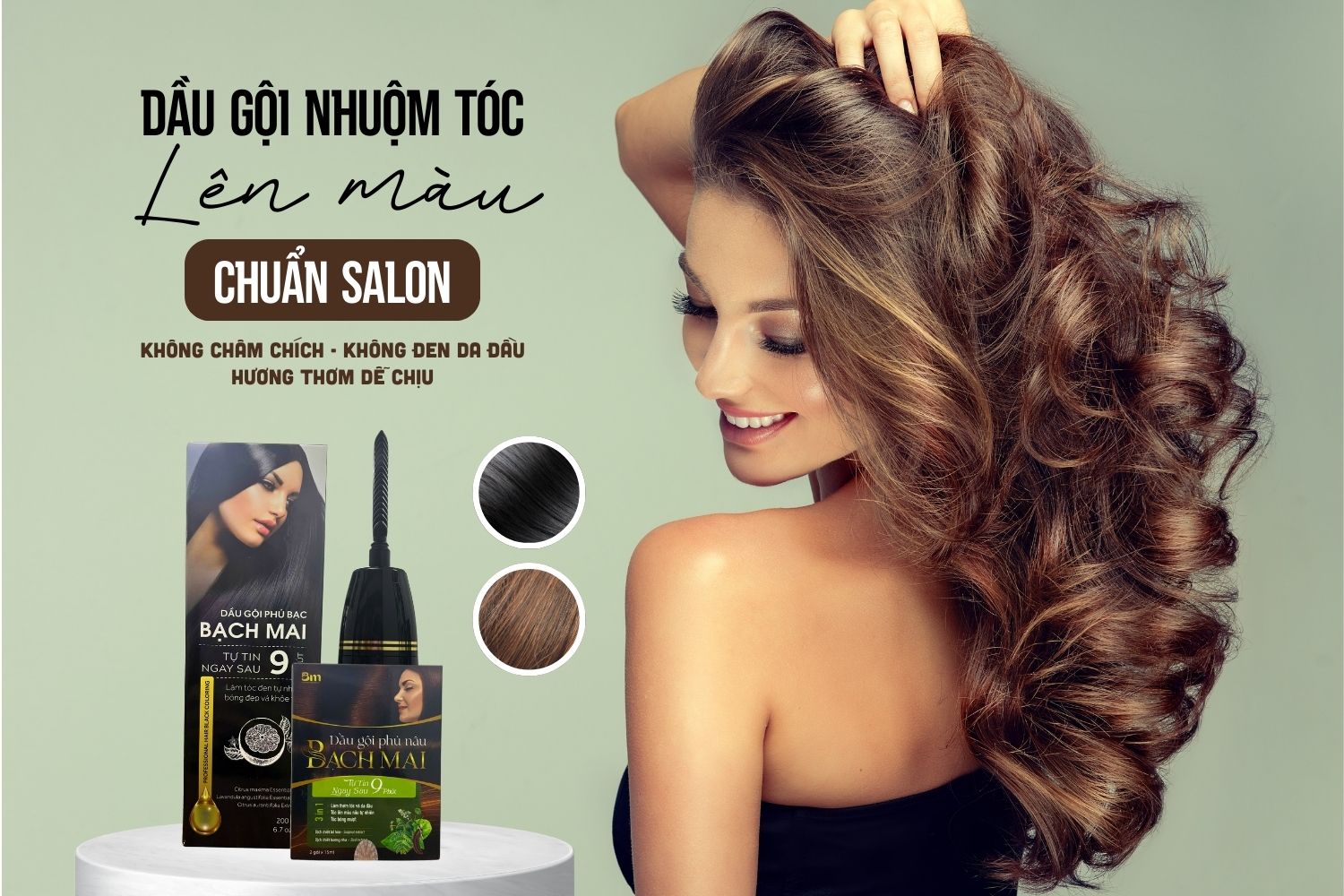 Dầu gội nhuộm tóc là gì? Chúng khác biệt gì cho với thuốc nhuộm?
