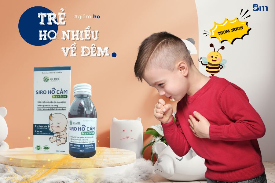 Trẻ ho nhiều về đêm: Nguyên nhân & cách chăm sóc hiệu quả