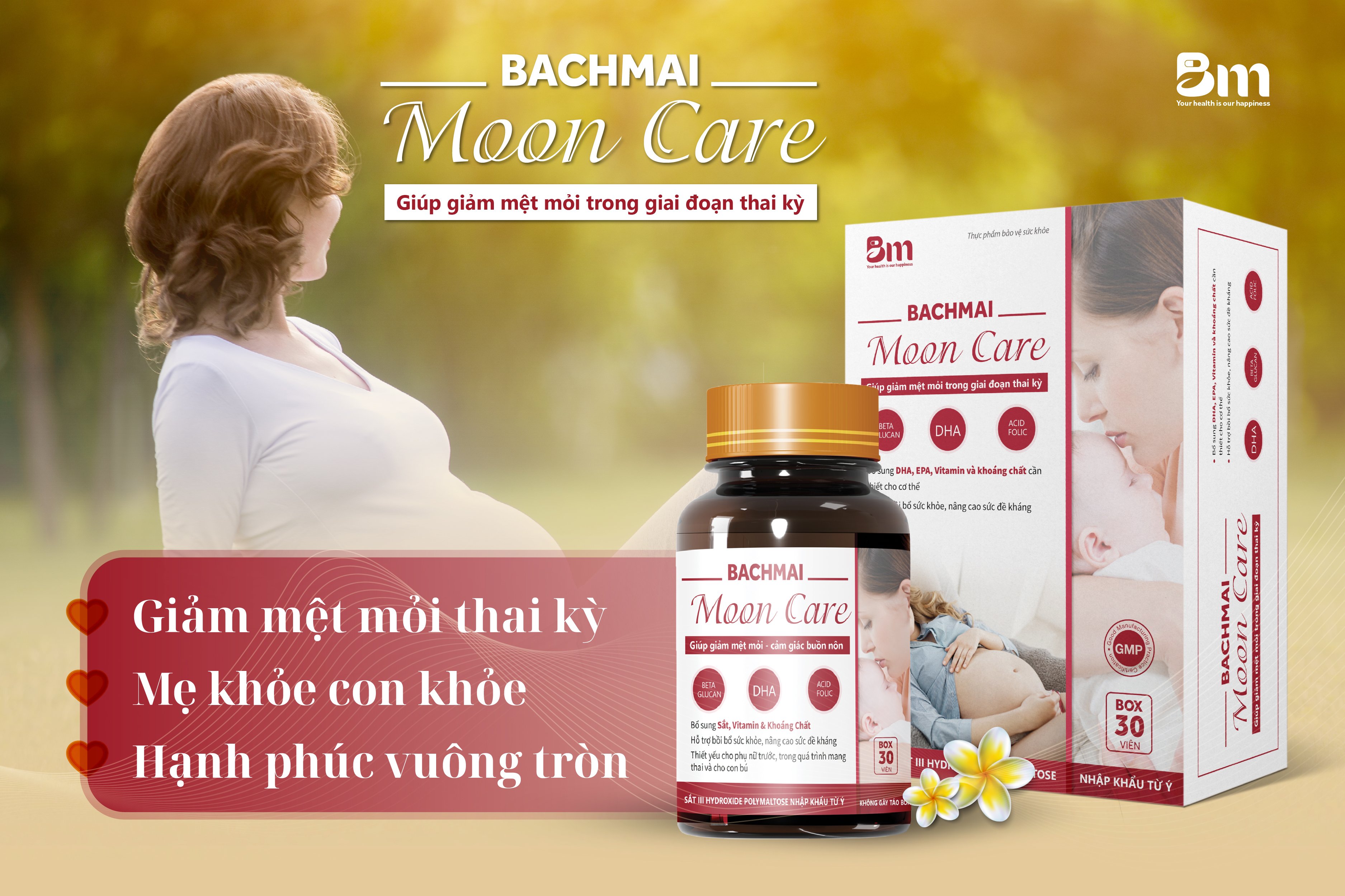 🖤❤️BACHMAI MOON CARE - BÍ MẬT CỦA THAI KỲ TRỌN DINH DƯỠNG