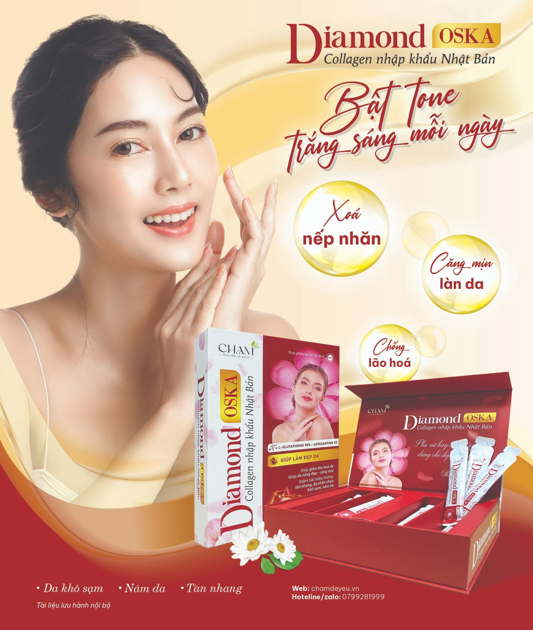 ĐẨY LÙI LÃO HOÁ - ĐÁNH THỨC THANH XUÂN VỚI COLLAGEN DIAMOND OSKA