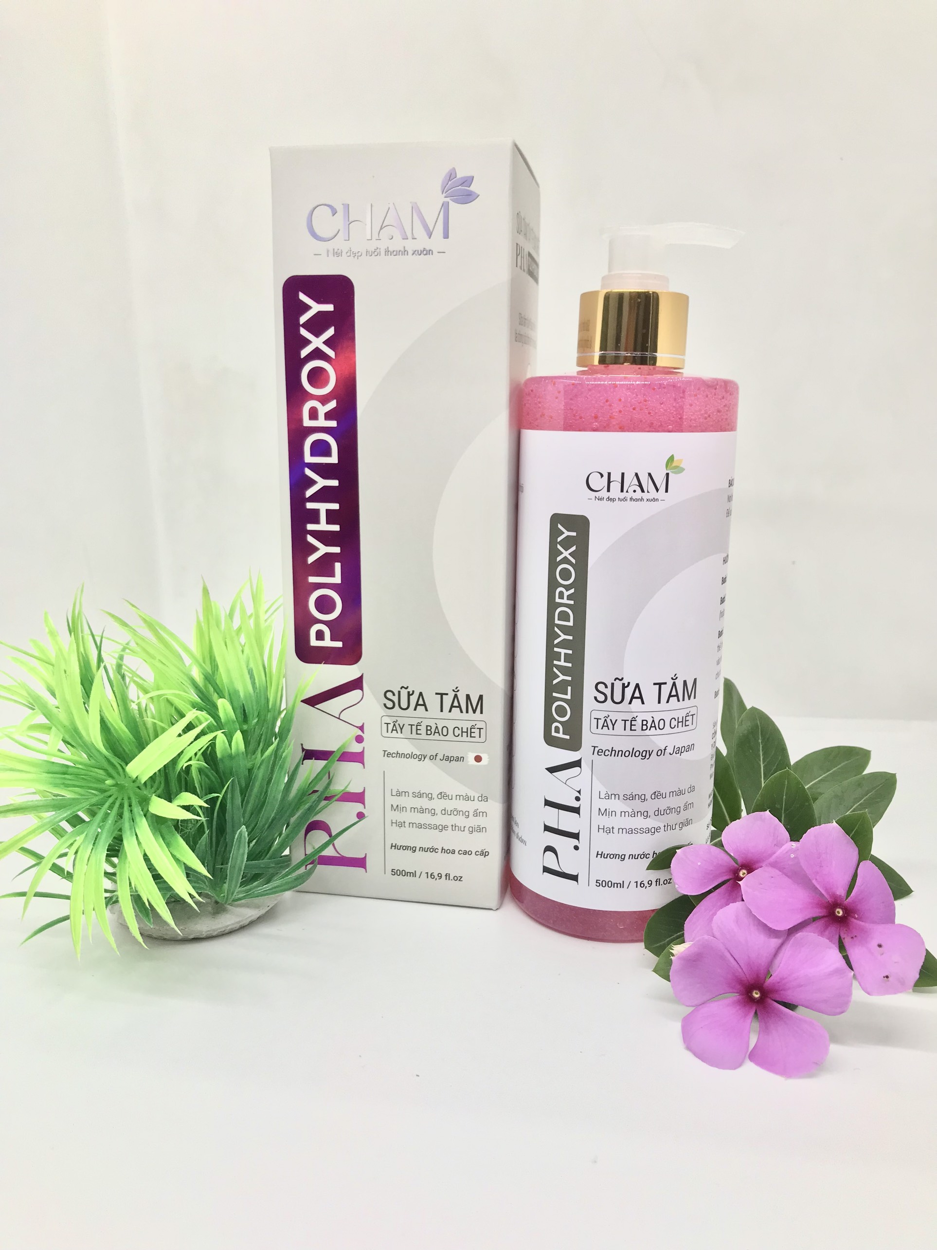 Sữa tắm tẩy da chết P.H.A Polyhydroxy - nuôi dưỡng làn da sau ngày dài Dược  Bạch Mai