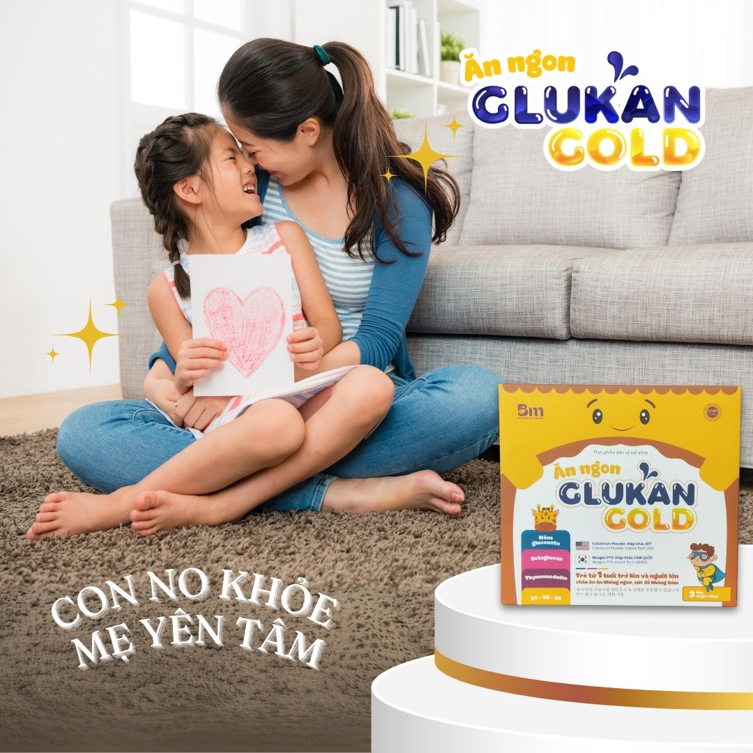 Ăn ngon Glukan Gold không chỉ giúp cải thiện tình trạng biếng ăn mà còn hỗ trợ nâng cao sức khỏe tổng thể cho cả gia đình