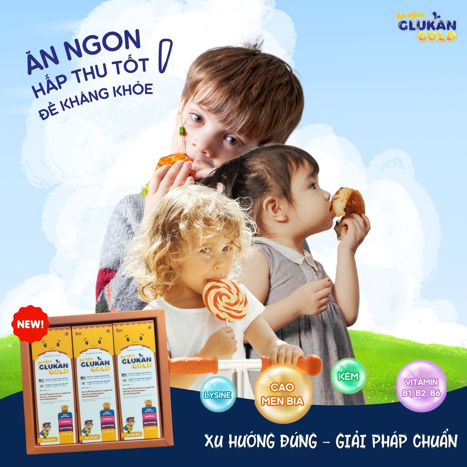 Glukan Gold có hiệu quả trong việc cải thiện tiêu hóa