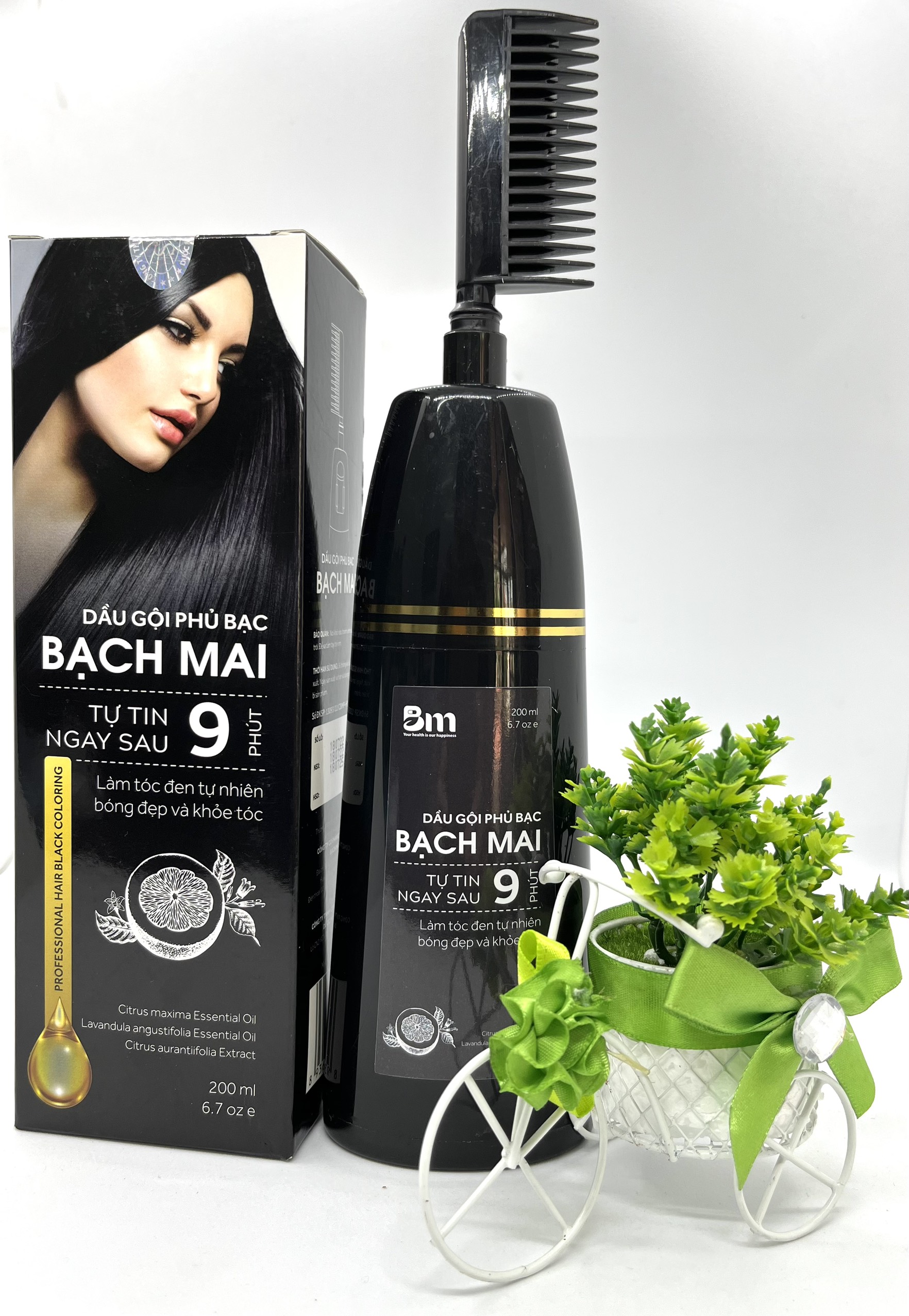 Dầu gội phủ bạc Bạch Mai Dược Bạch Mai