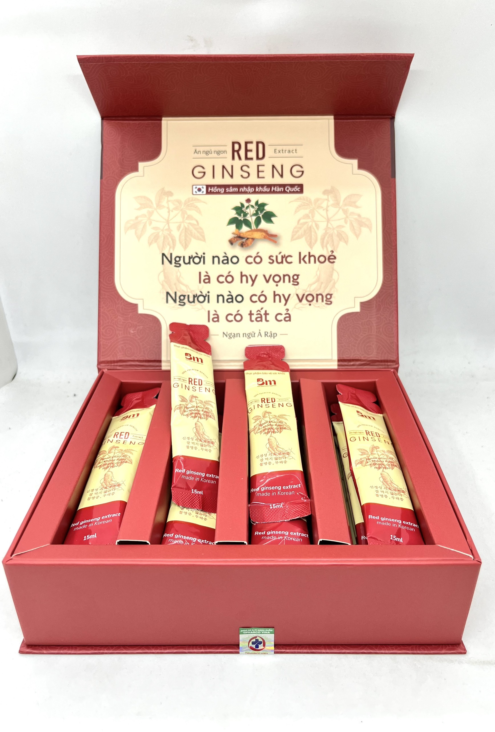Ăn ngủ ngon Red Ginseng Extract Dược Bạch Mai