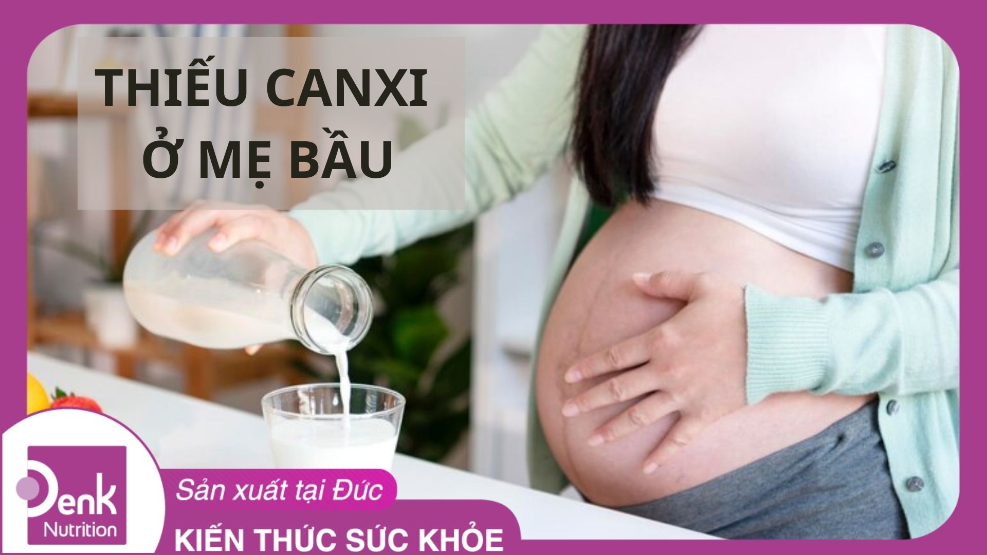 Biểu hiện thiếu canxi ở mẹ bầu