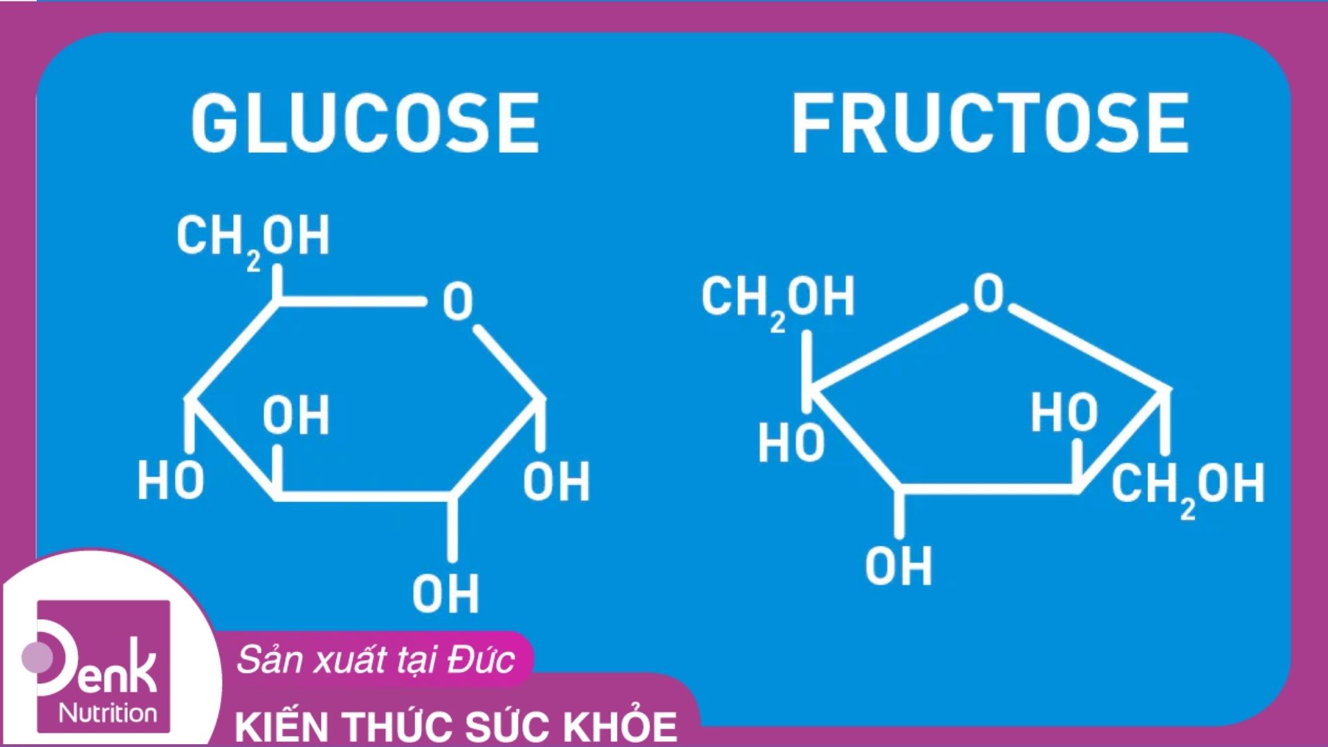 Đường Glucose và Fructose khác nhau như thế nào?