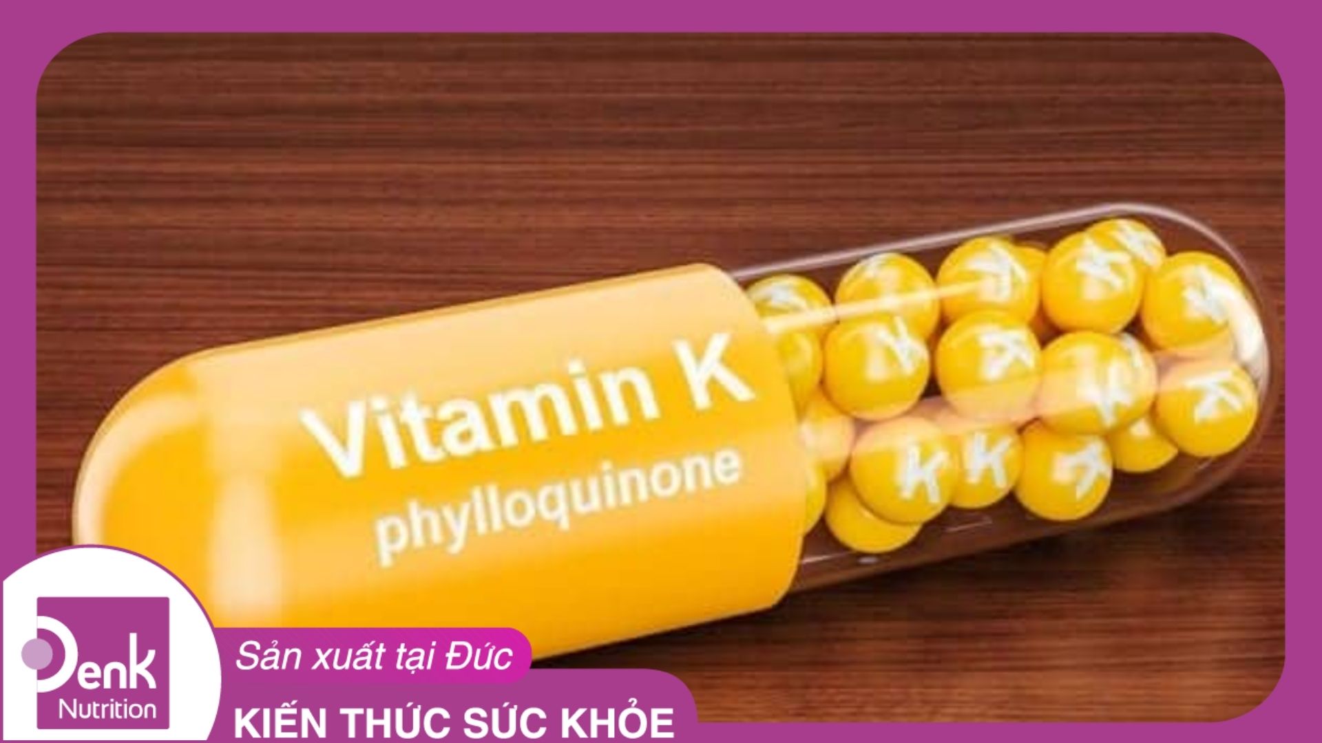 Thiếu vitamin K gây bệnh gì?