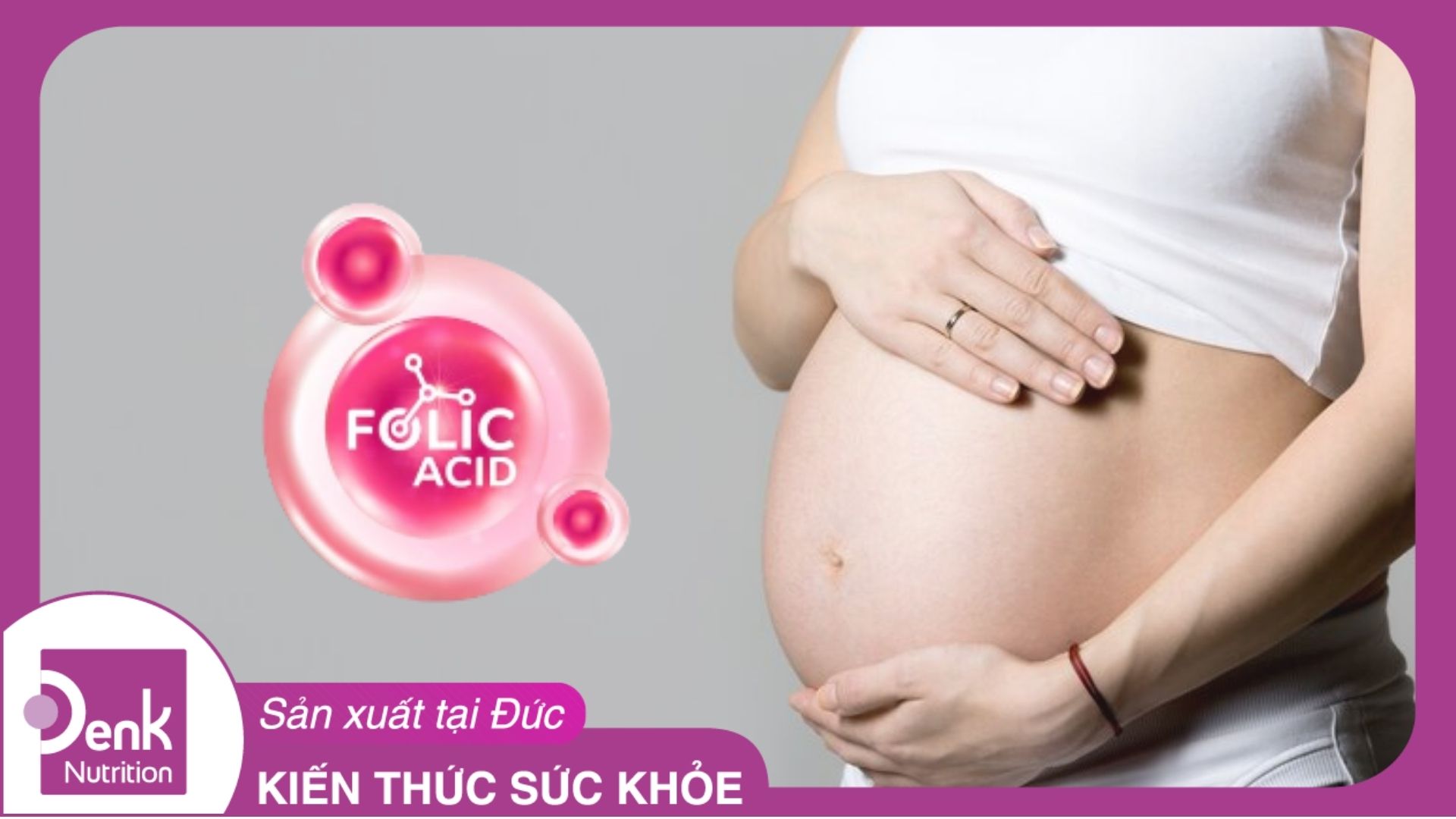 Hàm lượng acid folic cho bà bầu