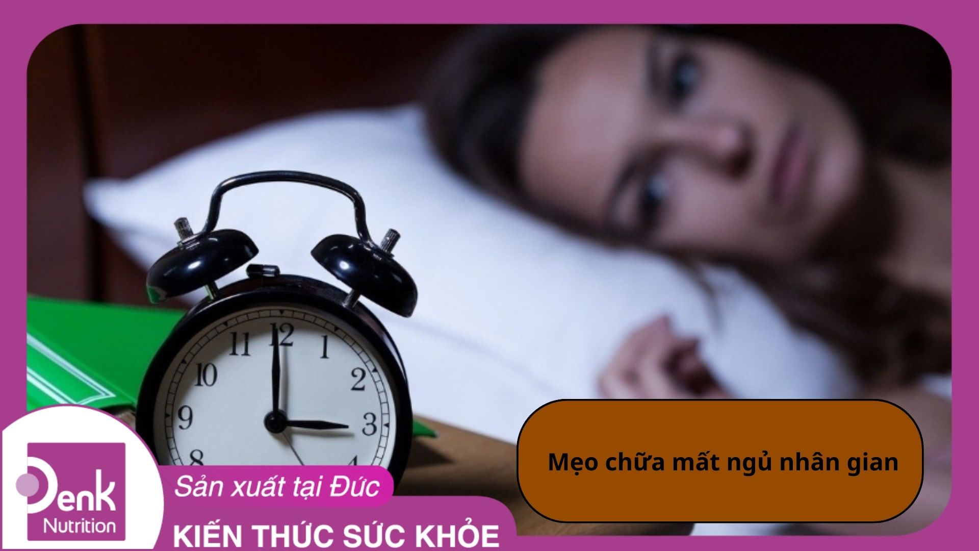 Mẹo chữa mất ngủ dân gian