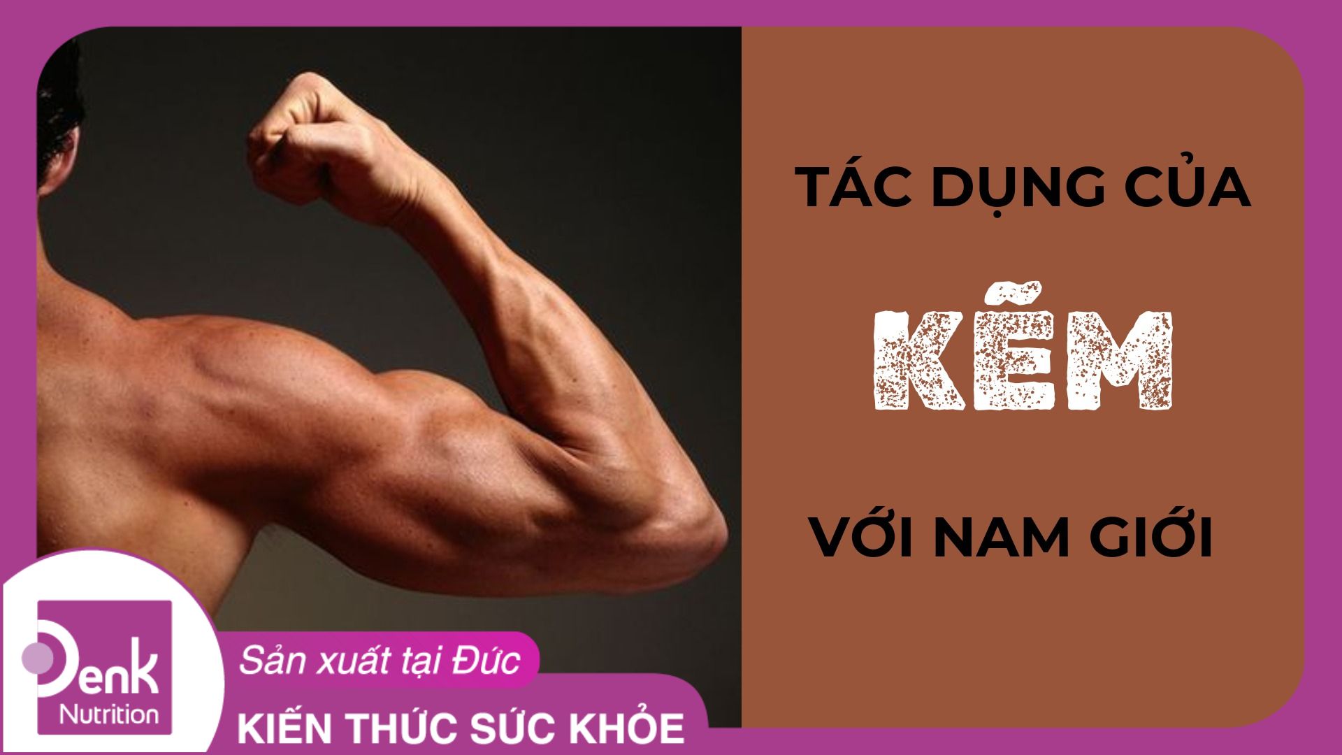 Tác dụng của kẽm đối với nam giới