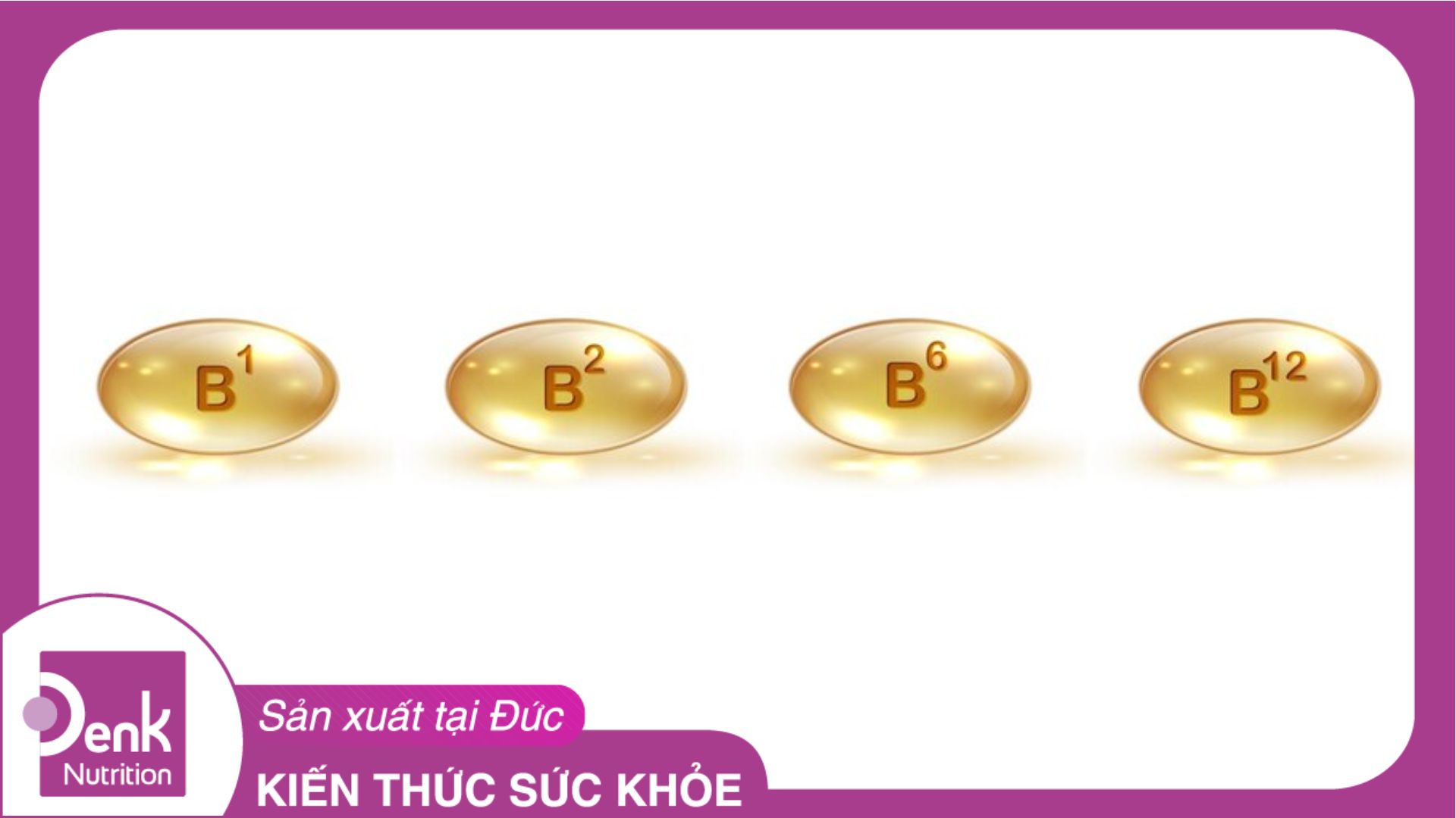 Triệu chứng thiếu vitamin B1 B6 B12