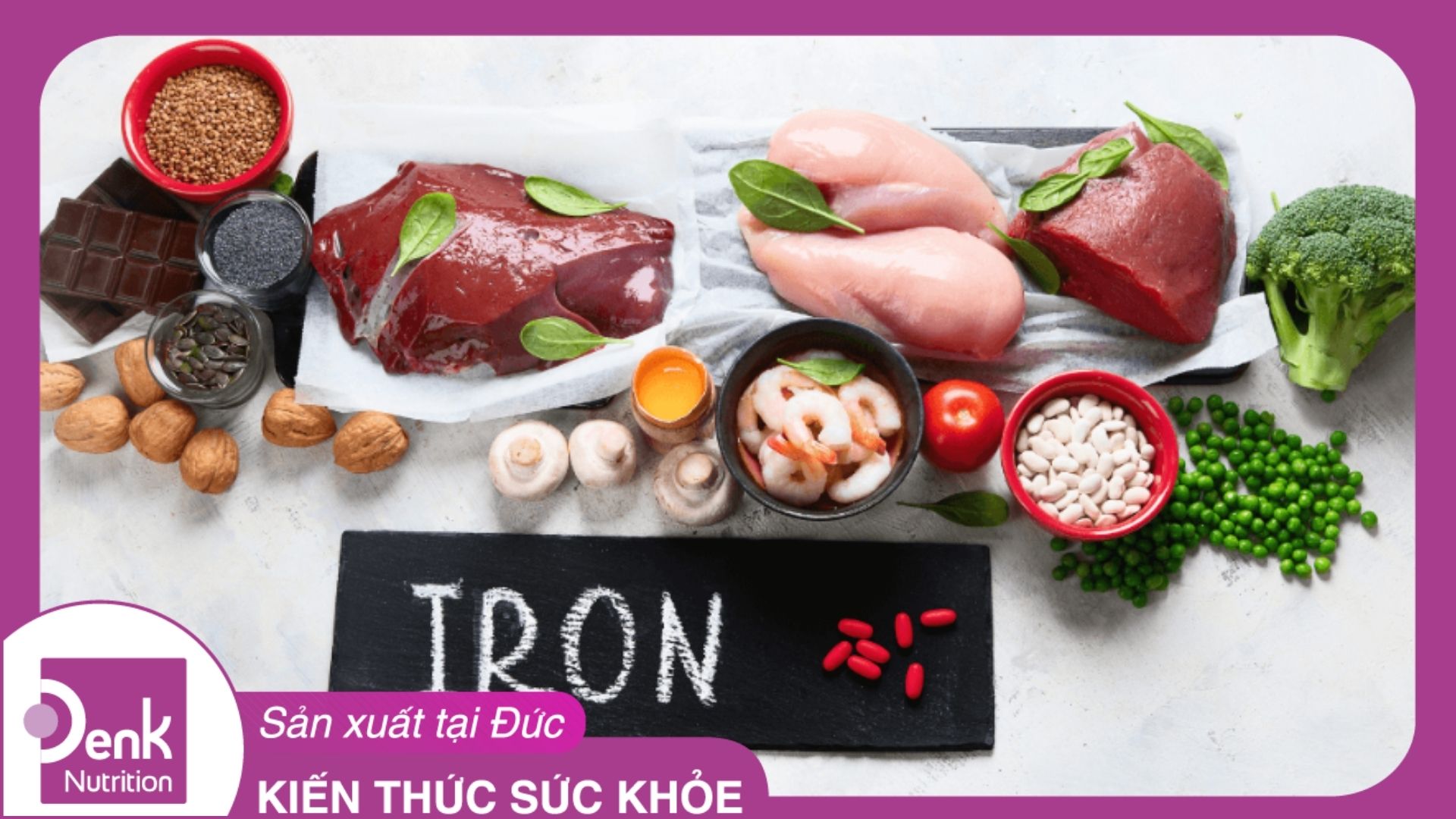 Thực phẩm bổ sung sắt cho bà bầu