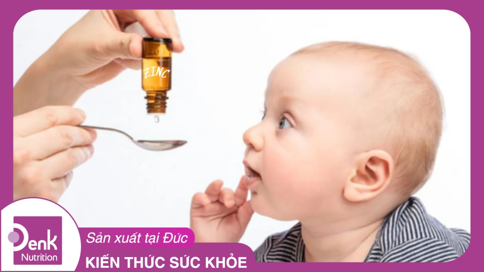 Cho trẻ uống kẽm vào thời điểm nào trong ngày?