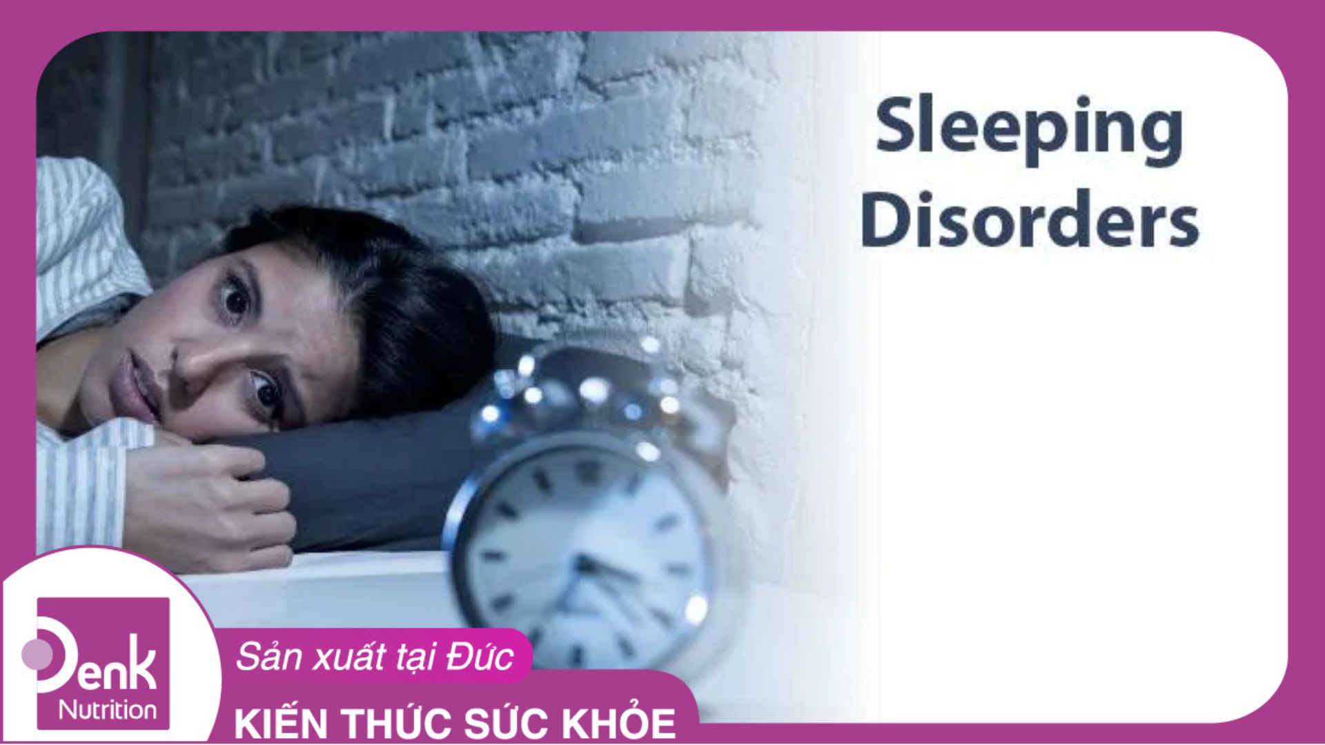 Rối loạn giấc ngủ và cách điều trị hiệu quả