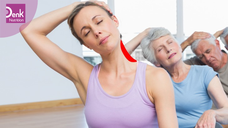 Tập luyện giãn cơ vùng cổ