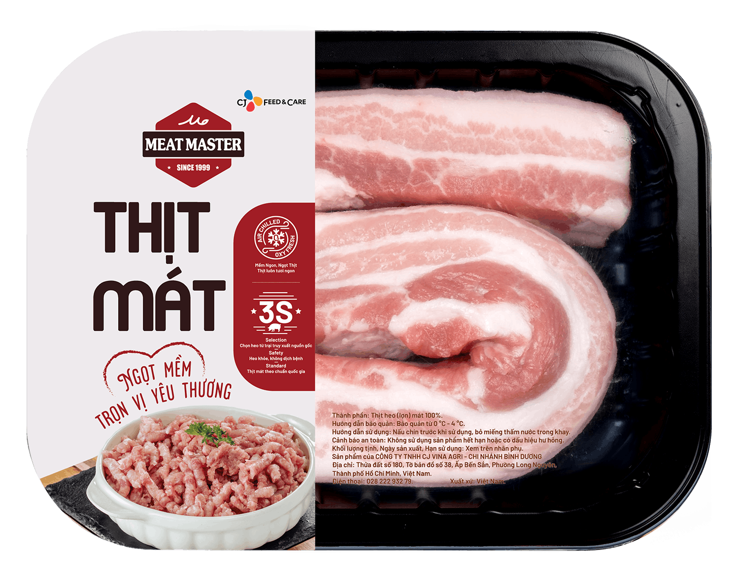 Ba rọi heo Meat Master ( 400G )