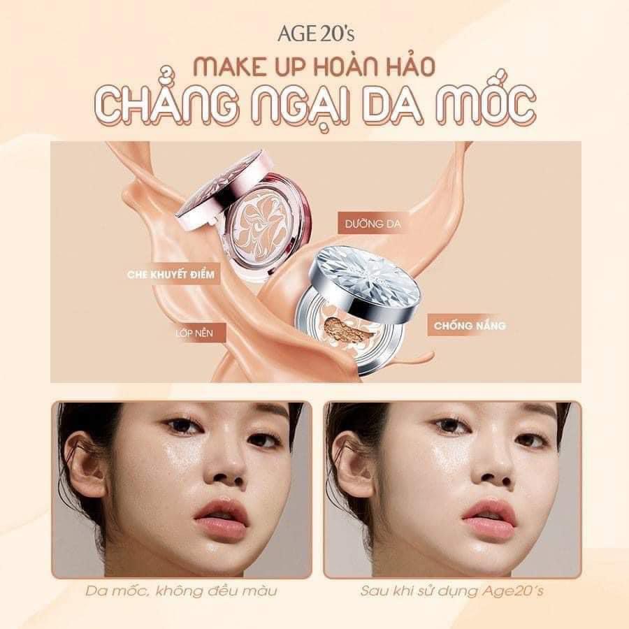 Phấn Nền Lạnh Kim cương  AGE 20’S  Orginal MP