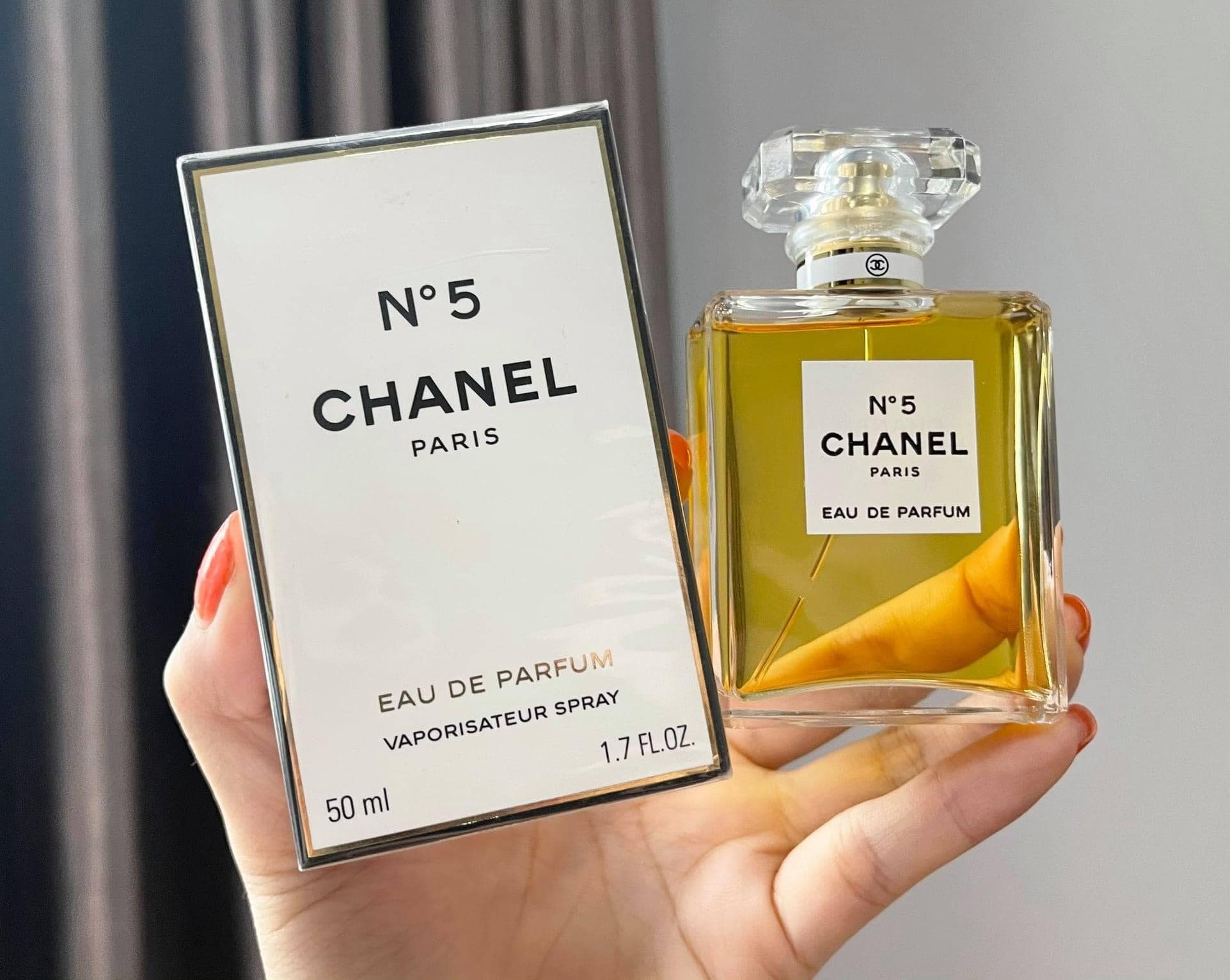 Nước hoa nữ chính hãng  Chanel No5 EDP vàng - Fullbox 100ml